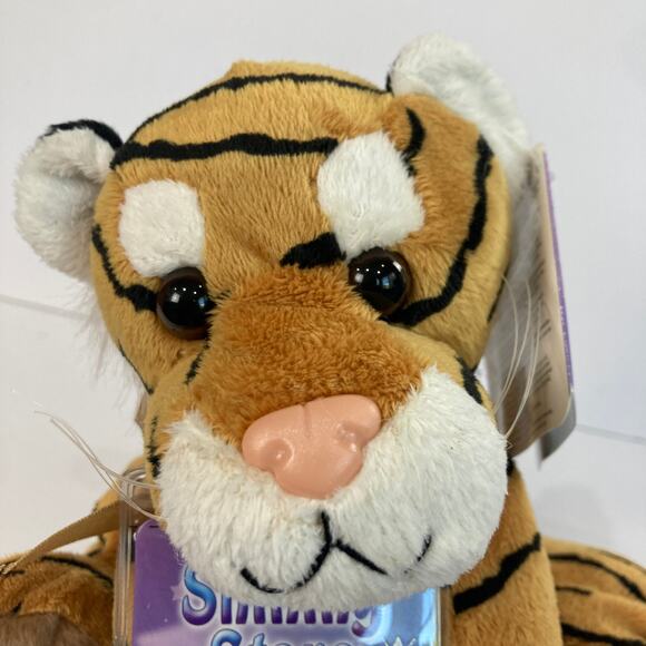 Russ Berrie Shining Stars Tiger Plush with Sealed Tag 8" Unused Code 0407 - Picture 2 of 7